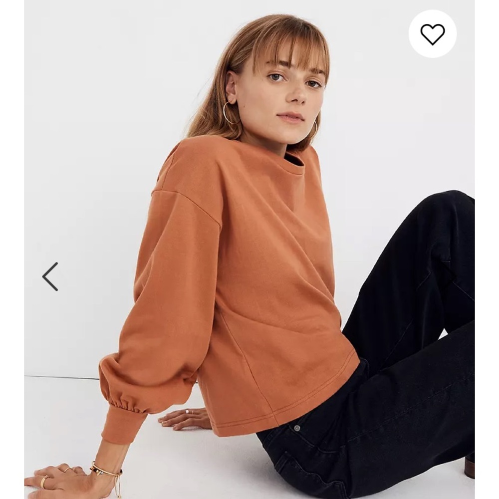 Madewell Chord Bubble-Sleeve Top